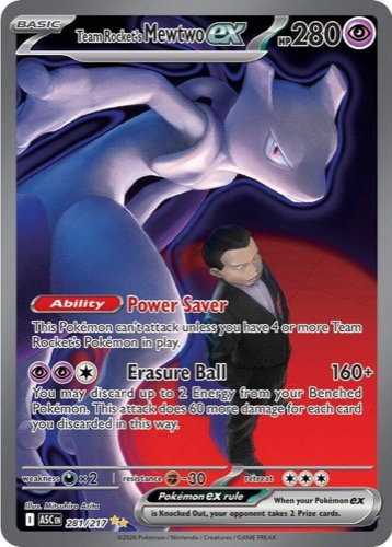 Team Rocket's Mewtwo Ex #281