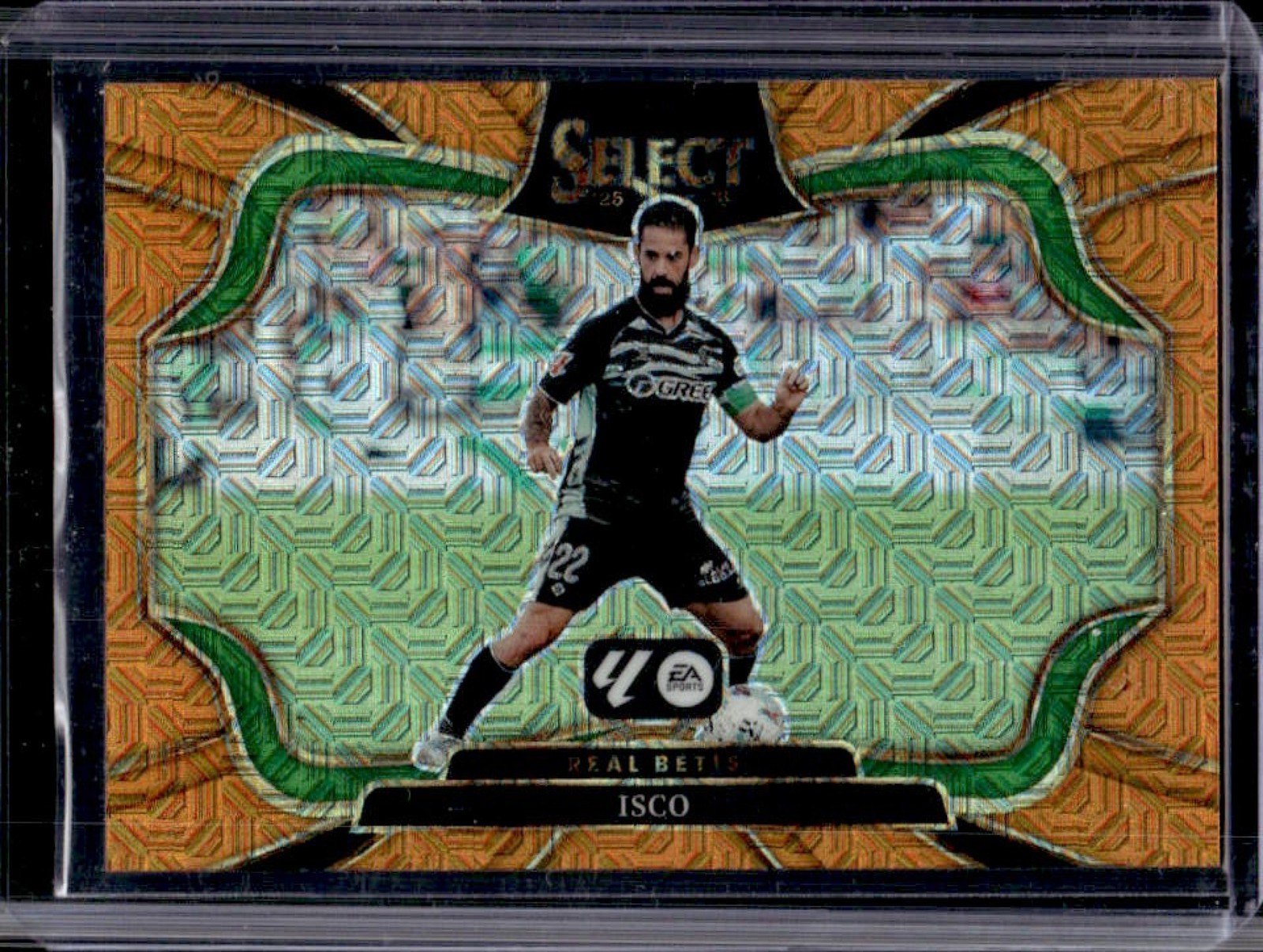 2025-26 Panini Select La Liga Isco Field Level Orange Mojo Prizm #/199