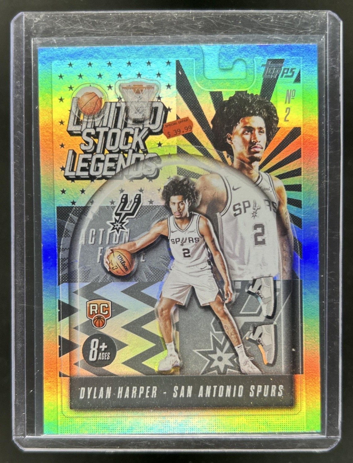 2025-26 Topps Dylan Harper Limited Stock Legends RC Rookie #LST-2 Spurs