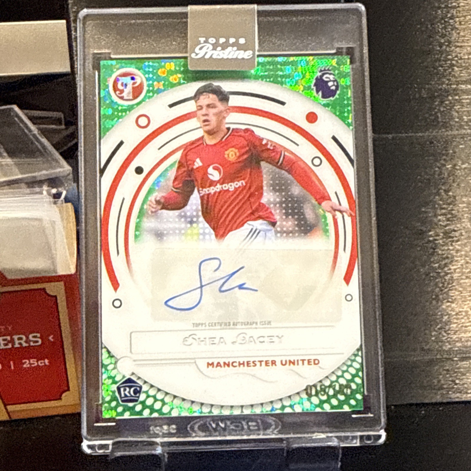 2025-26 Topps Pristine Premier League Shea Lacey Auto RC Refractor Green #/150