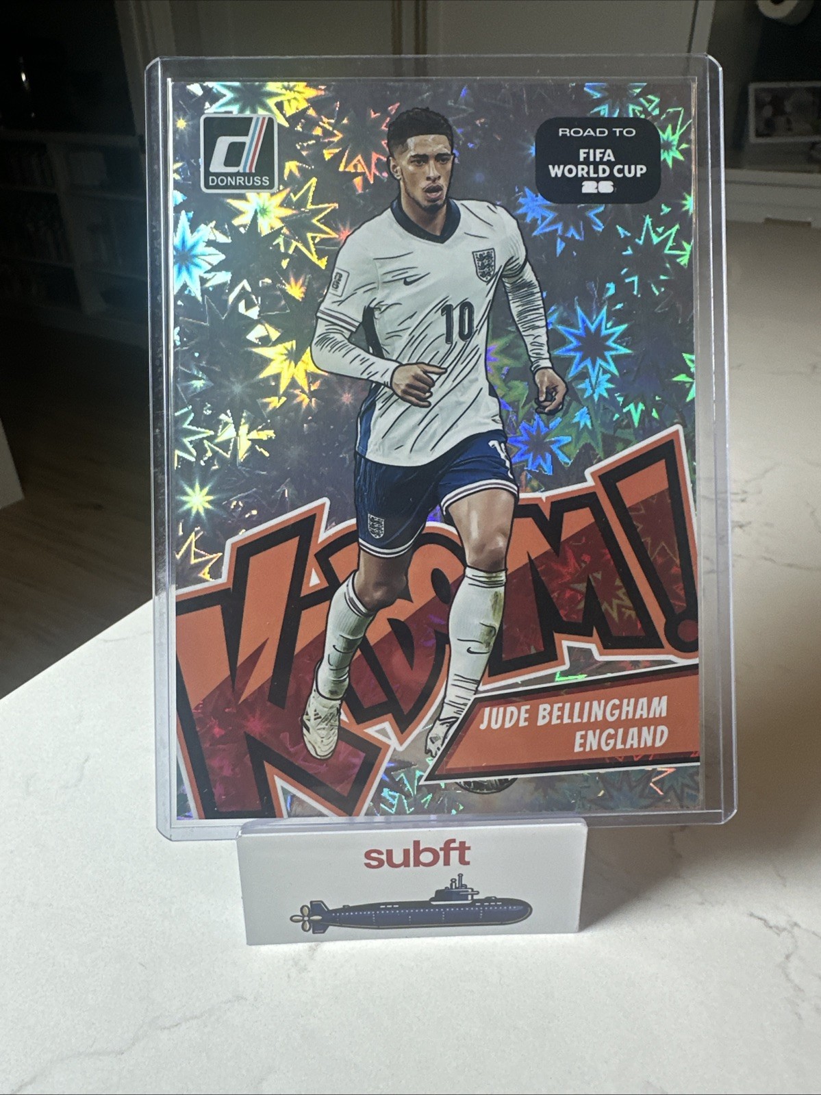Panini 2025-26 Donruss Road to FIFA World Cup 26 Jude Bellingham #4 Kaboom Jumbo