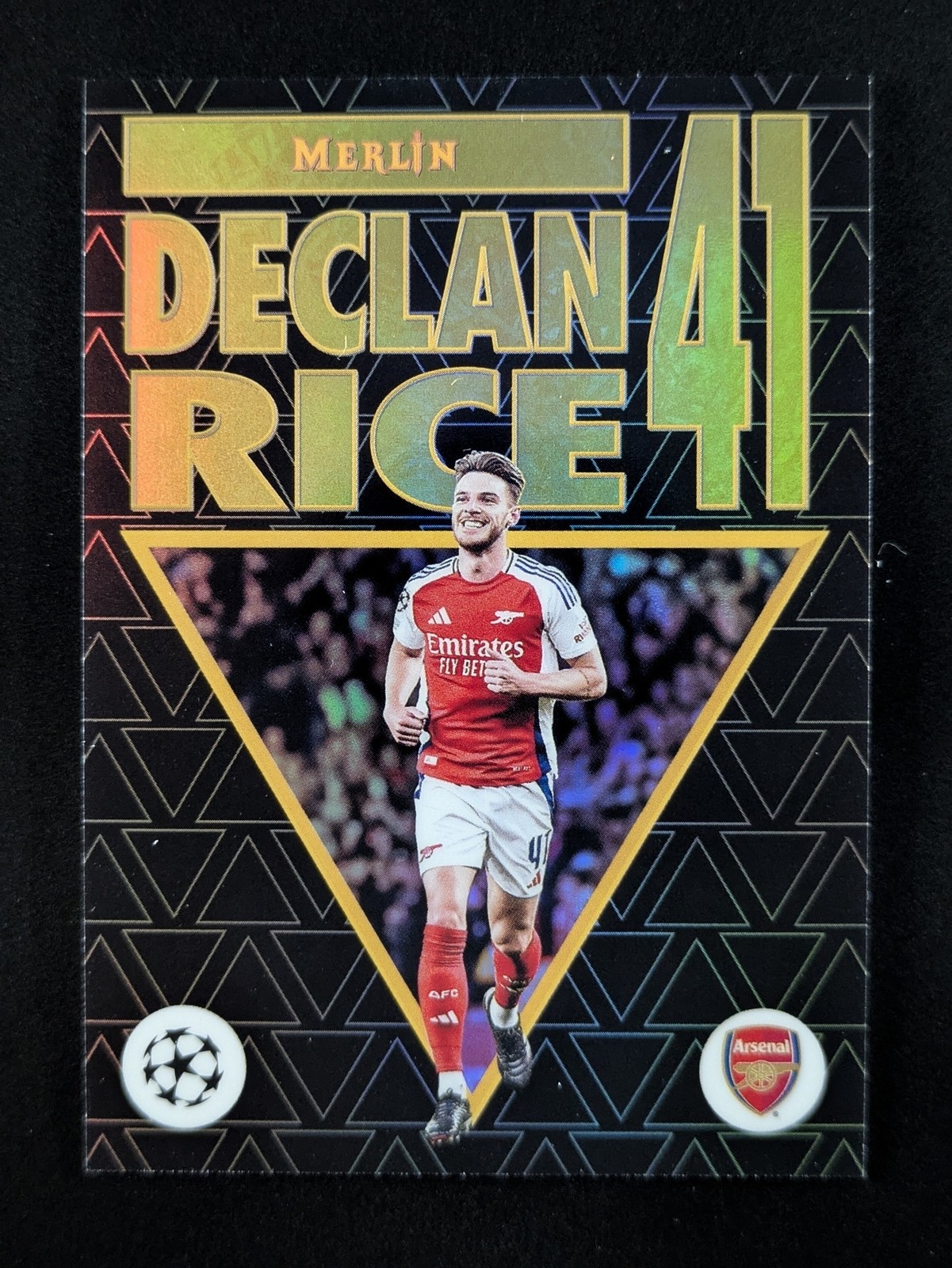 2024-25 Topps Merlin Chrome UEFA Declan Rice 1995 30th Anniversary SP #M95-11