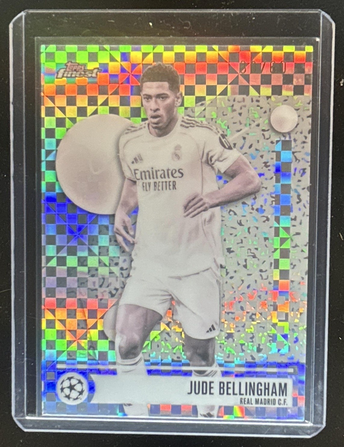 2025-26 Topps Finest Jude Bellingham Common Pearl Checkerboard #/60
