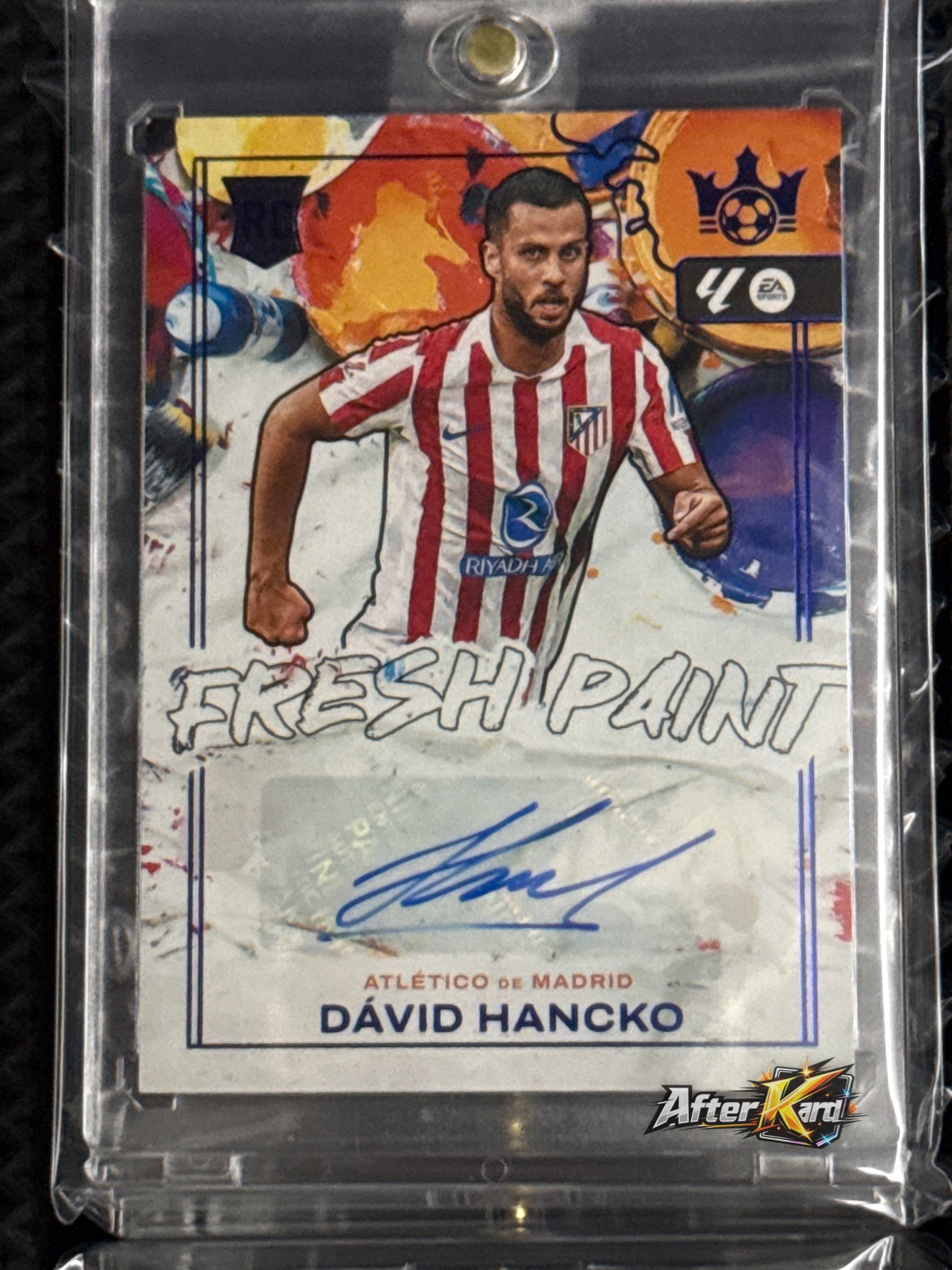 2025-26 Panini Pitch Kings — Dávid Hancko Fresh Paint Auto /25 #FP-DH