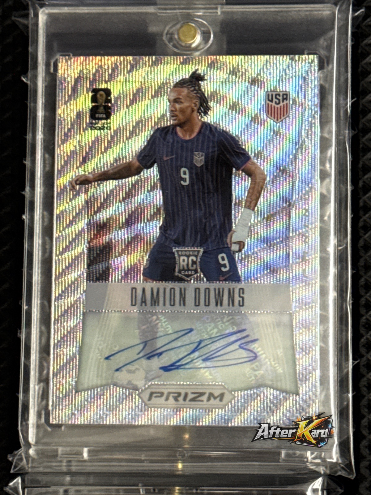 2026 Panini Prizm FIFA World Cup — Damion Downs RC Auto #12-DD