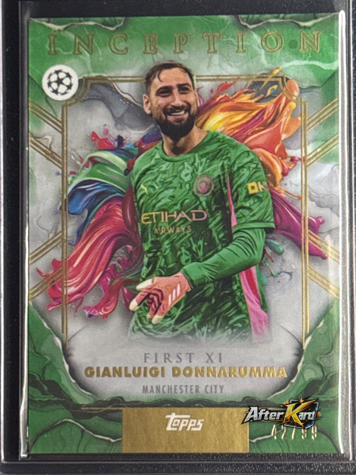 2025 Topps Inception — Gianluigi Donnarumma First XI /99