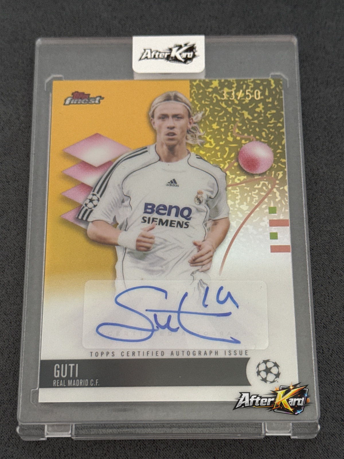 2025-26 Topps Finest — Guti Gold Auto /50