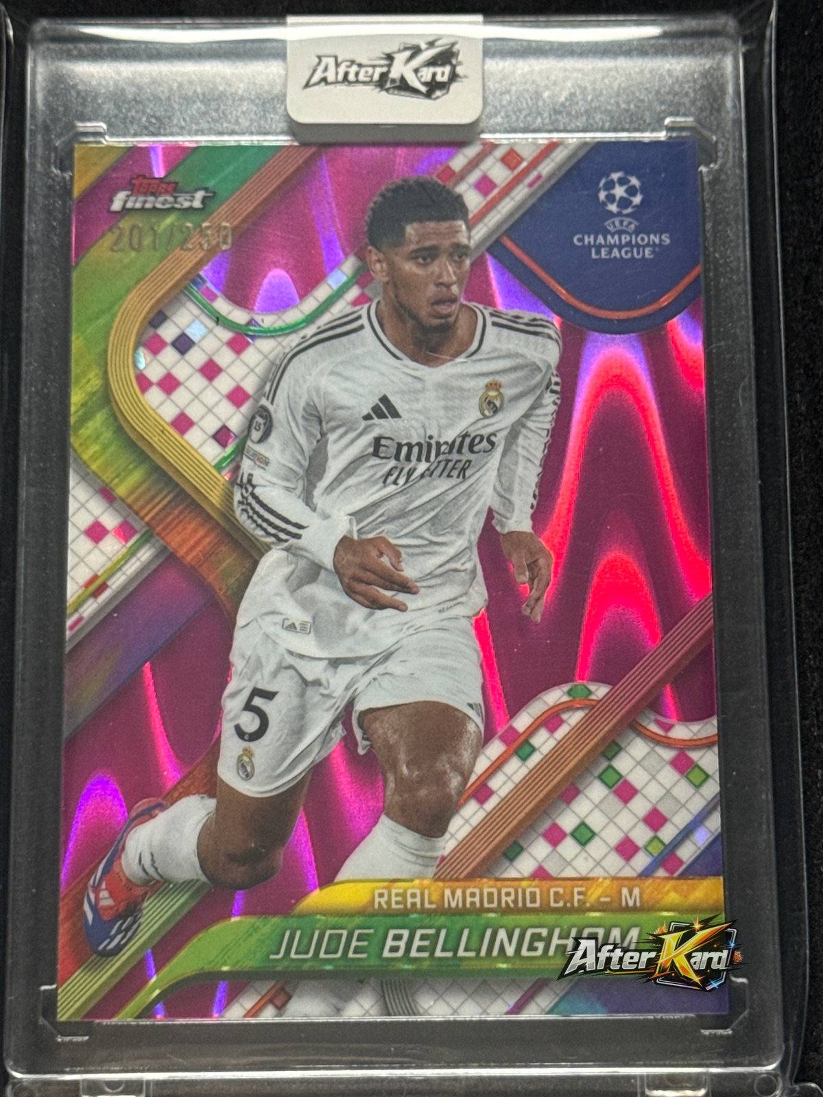 2024-25 Topps Finest UEFA Club Competitions — Jude Bellingham Silver Refractor /250 #5