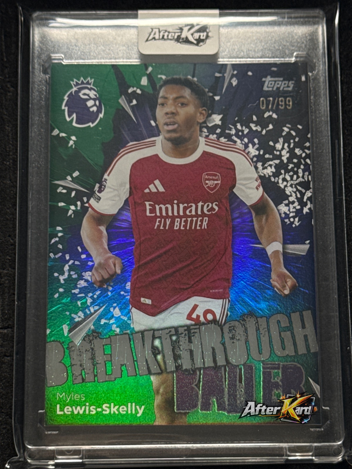 2025-26 Topps Premier League — Myles Lewis-Skelly Breakthrough Baller /99 #18