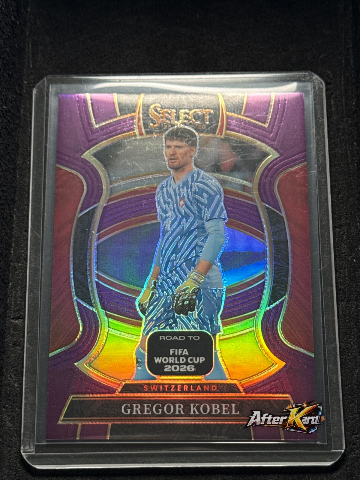 2025-26 Panini Select Road to FIFA World Cup 2026 — Gregor Kobel Terrace Purple /150