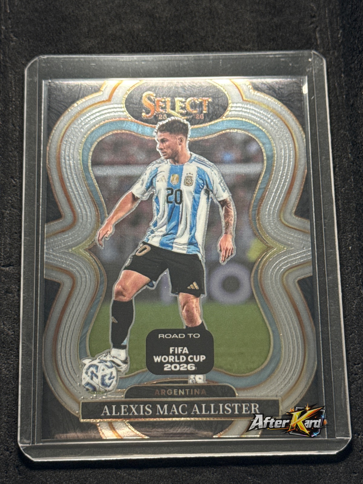2025-26 Panini Select Road to FIFA World Cup 2026 — Alexis Mac Allister Mezzanine Base