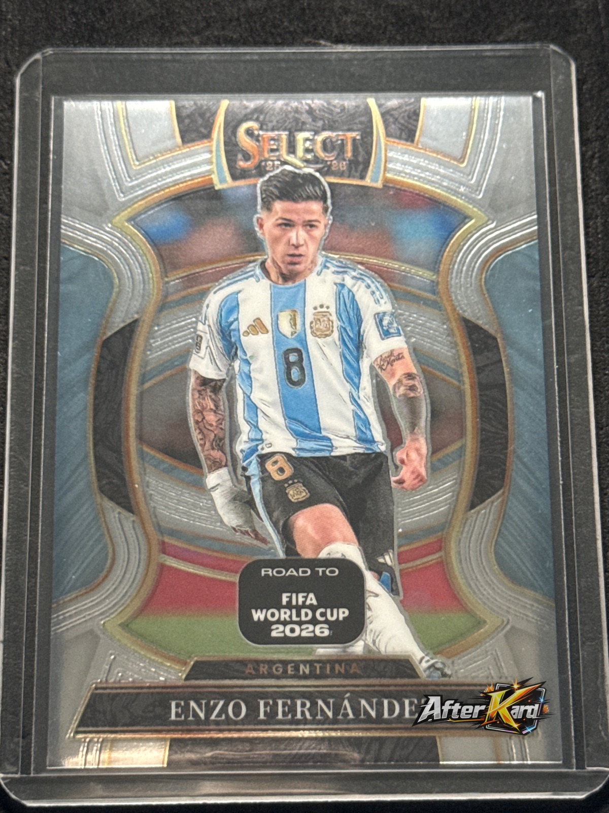 2025-26 Panini Select Road to FIFA World Cup 2026 — Enzo Fernández Terrace Base