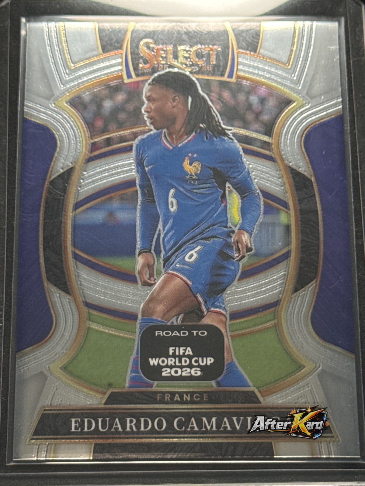 2025-26 Panini Select Road to FIFA World Cup 2026 — Eduardo Camavinga Terrace Base