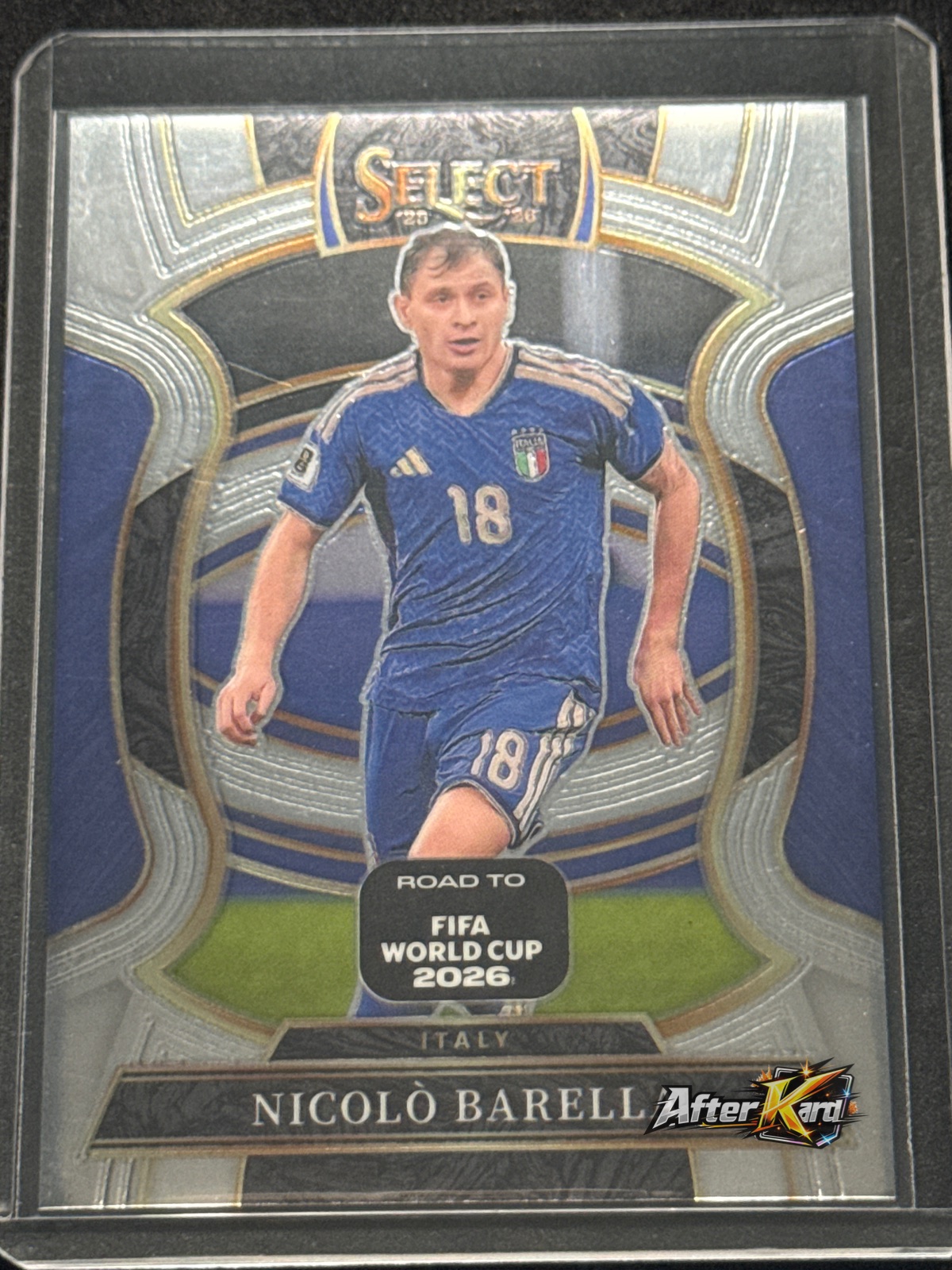 2025-26 Panini Select Road to FIFA World Cup 2026 — Nicolò Barella Terrace Base