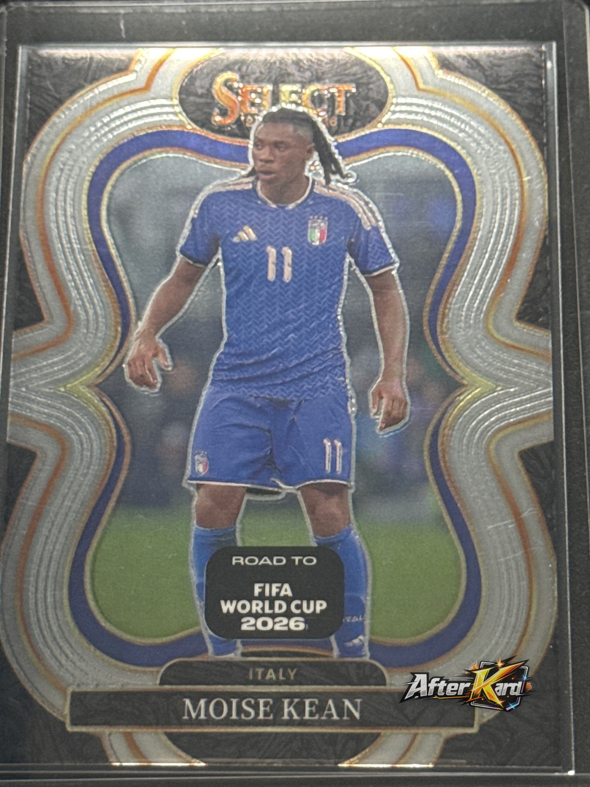 2025-26 Panini Select Road to FIFA World Cup 2026 — Moise Kean Mezzanine Base
