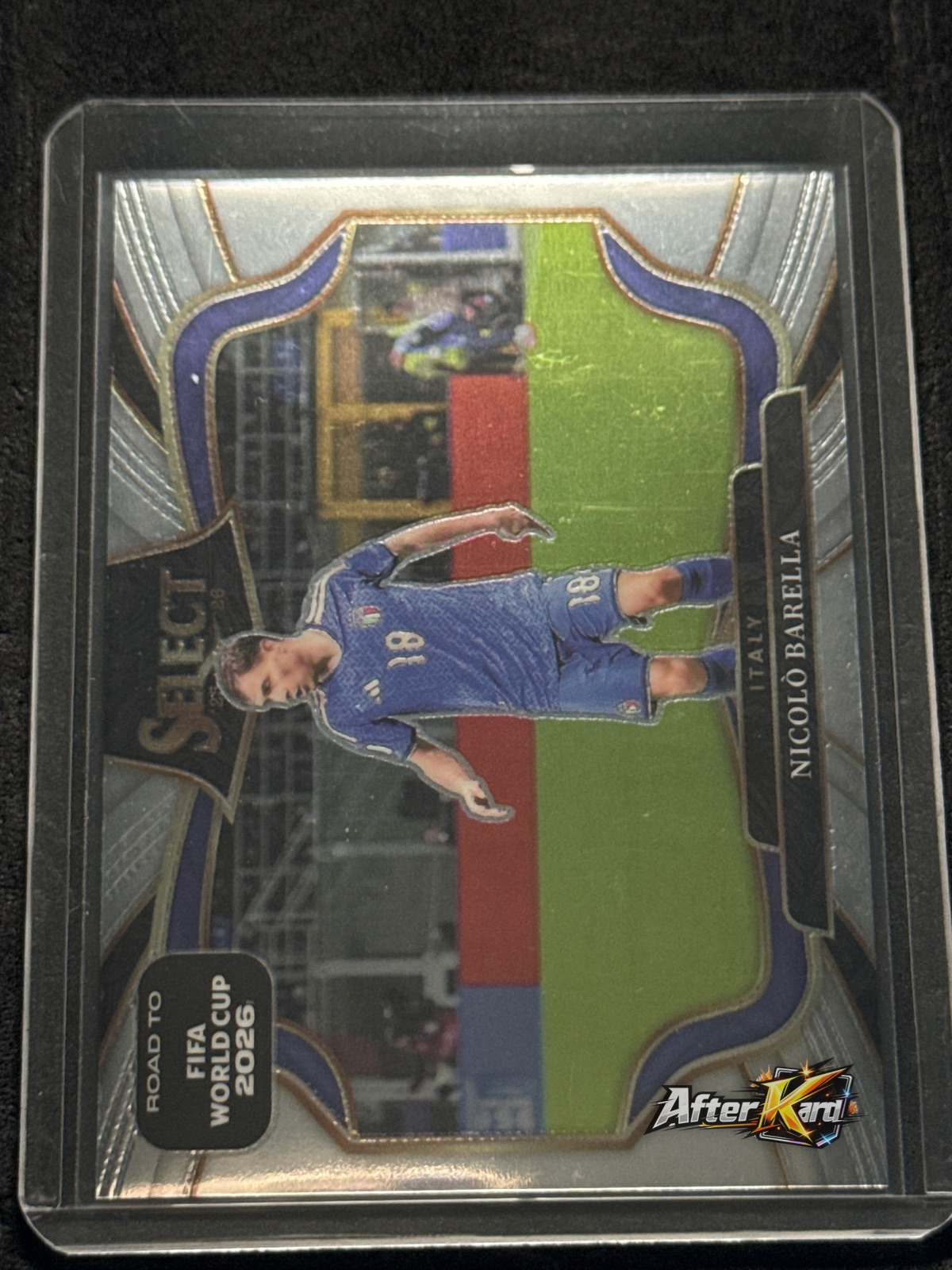 2025-26 Panini Select Road to FIFA World Cup 2026 — Nicolò Barella Field Level Base