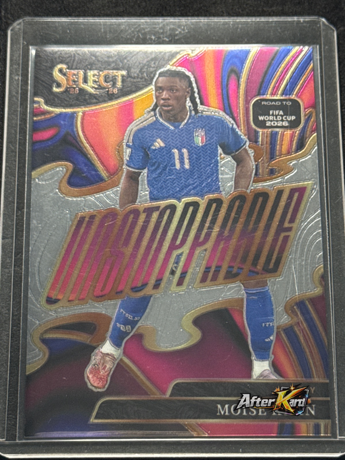 2025-26 Panini Select Road to FIFA World Cup 2026 — Moise Kean Unstoppable