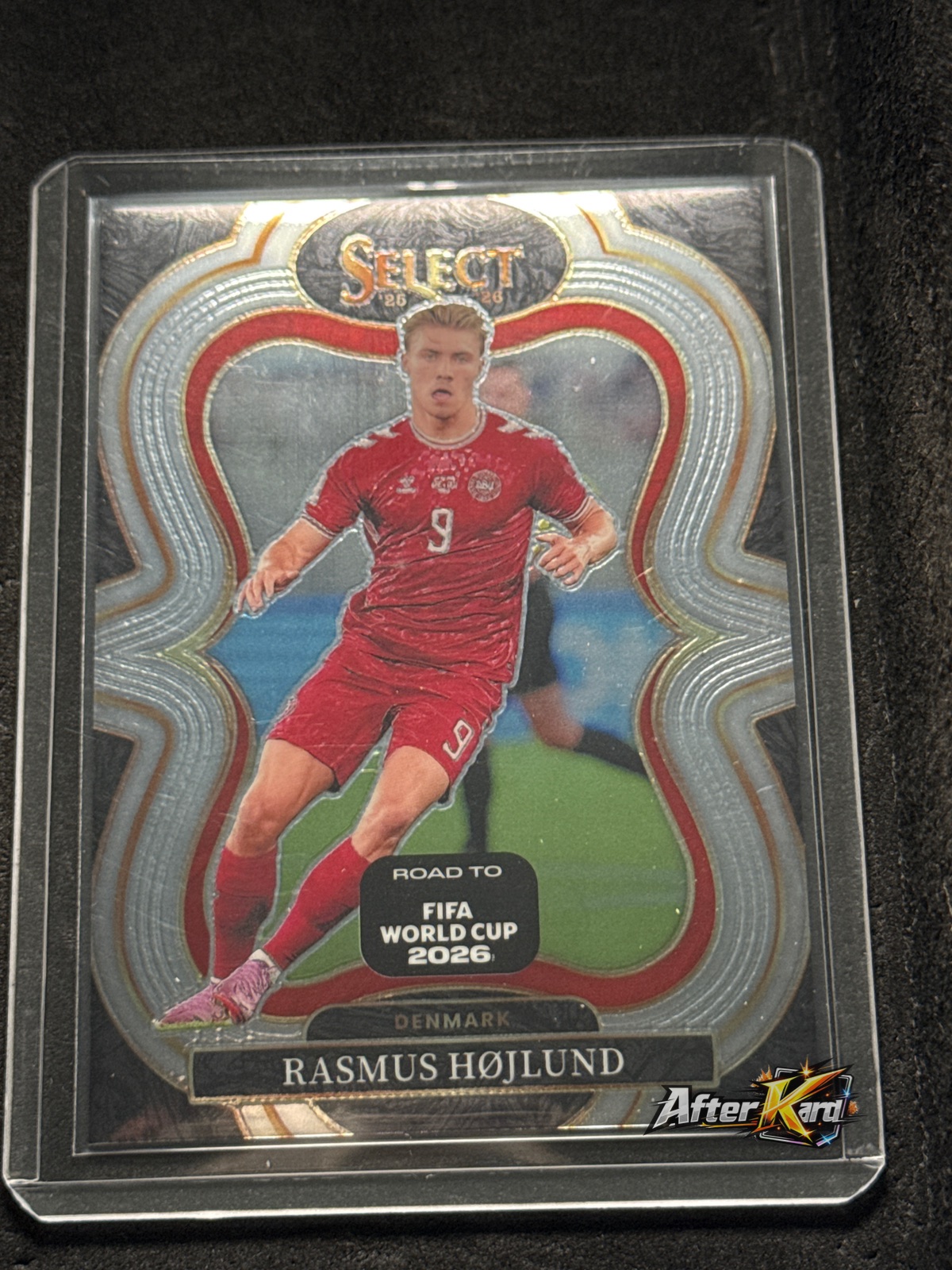 2025-26 Panini Select Road to FIFA World Cup 2026 — Rasmus Højlund Mezzanine Base