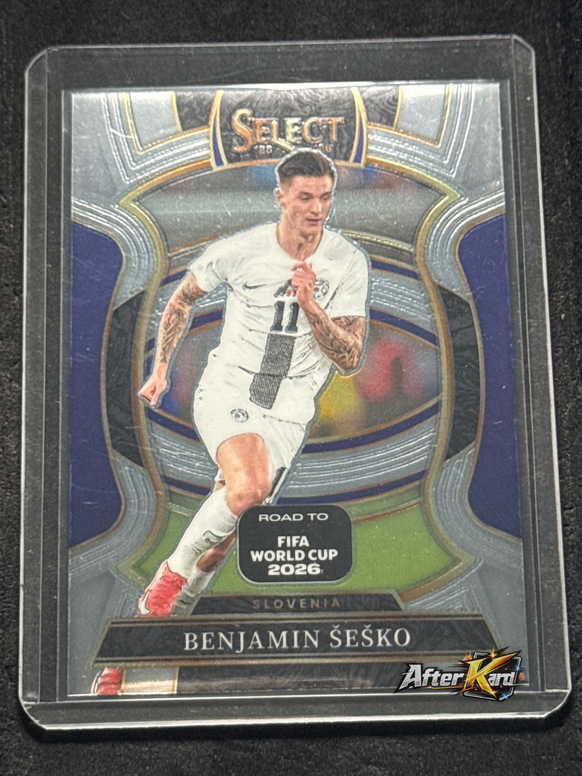 2025-26 Panini Select Road to FIFA World Cup 2026 — Benjamin Šeško Terrace Base