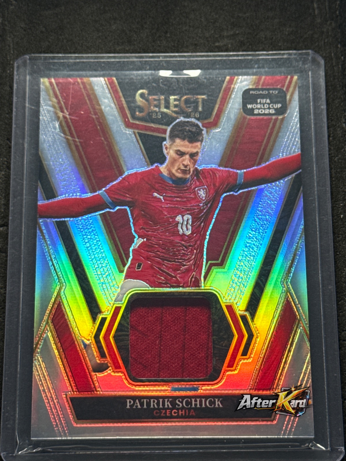 2025-26 Panini Select Road to FIFA World Cup 2026 — Patrik Schick Jersey Relic Prizm #SW-PSK