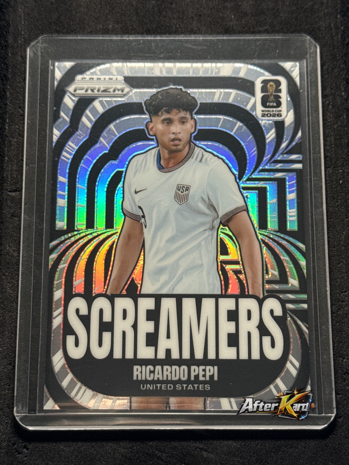 2026 Panini Prizm FIFA World Cup — Ricardo Pepi Screamers Silver Prizm