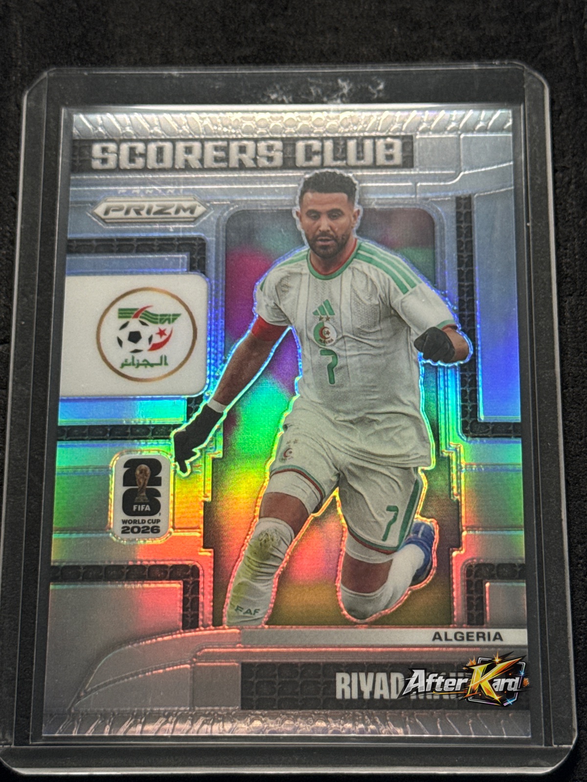 2026 Panini Prizm FIFA World Cup — Riyad Mahrez Scorers Club Silver Prizm
