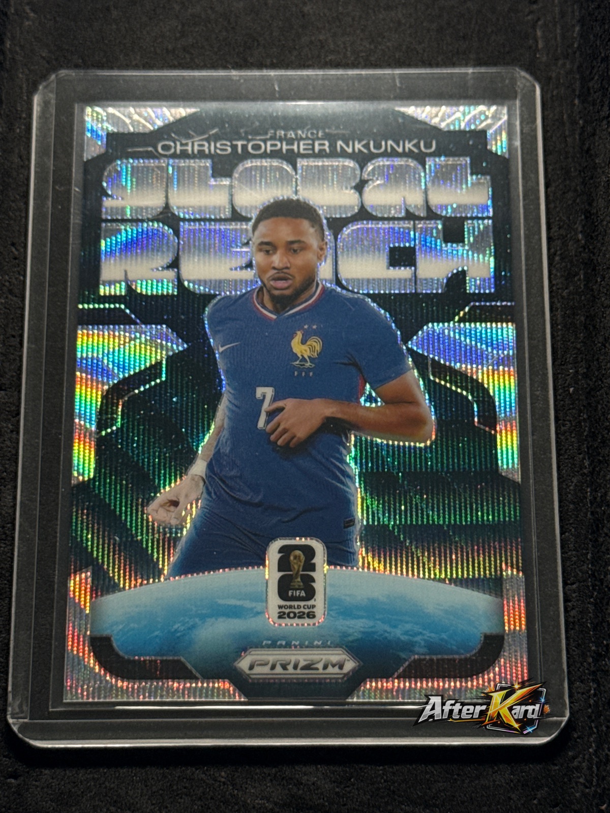 2026 Panini Prizm FIFA World Cup — Christopher Nkunku Global Reach Silver Prizm