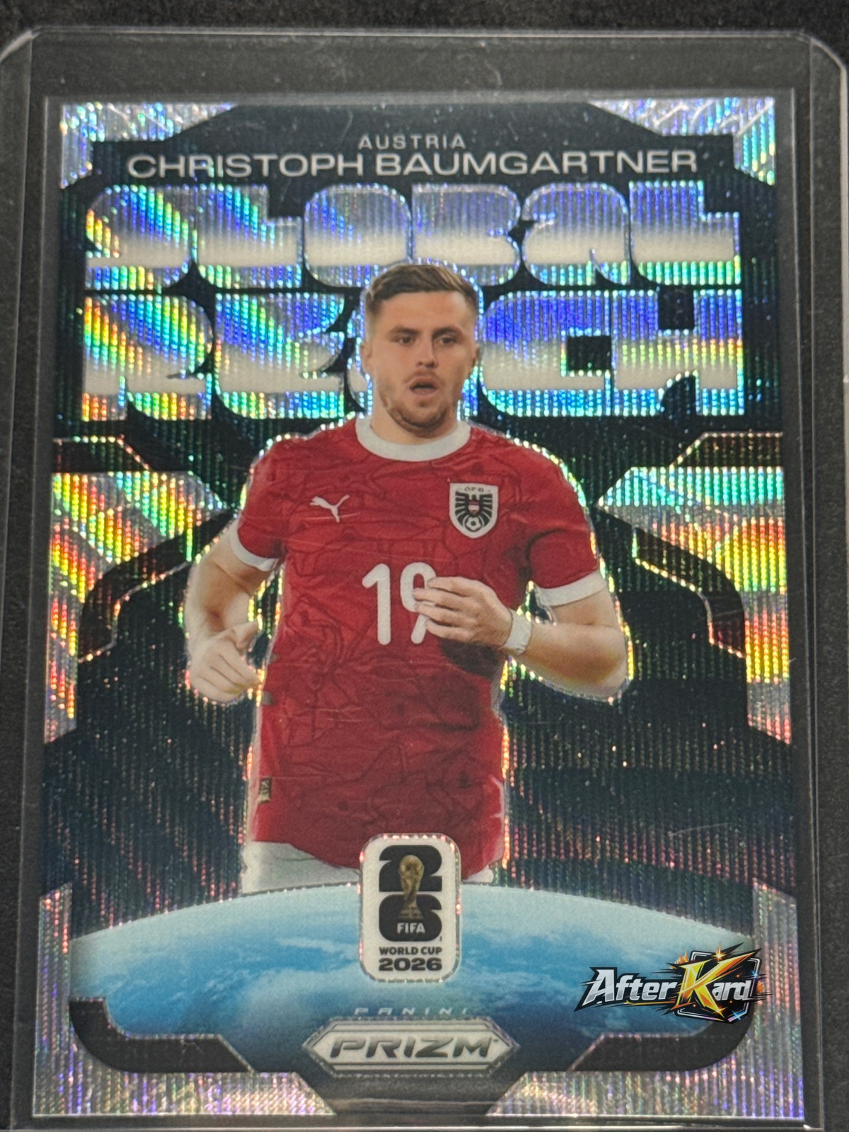 2026 Panini Prizm FIFA World Cup — Christoph Baumgartner Global Reach Silver Prizm