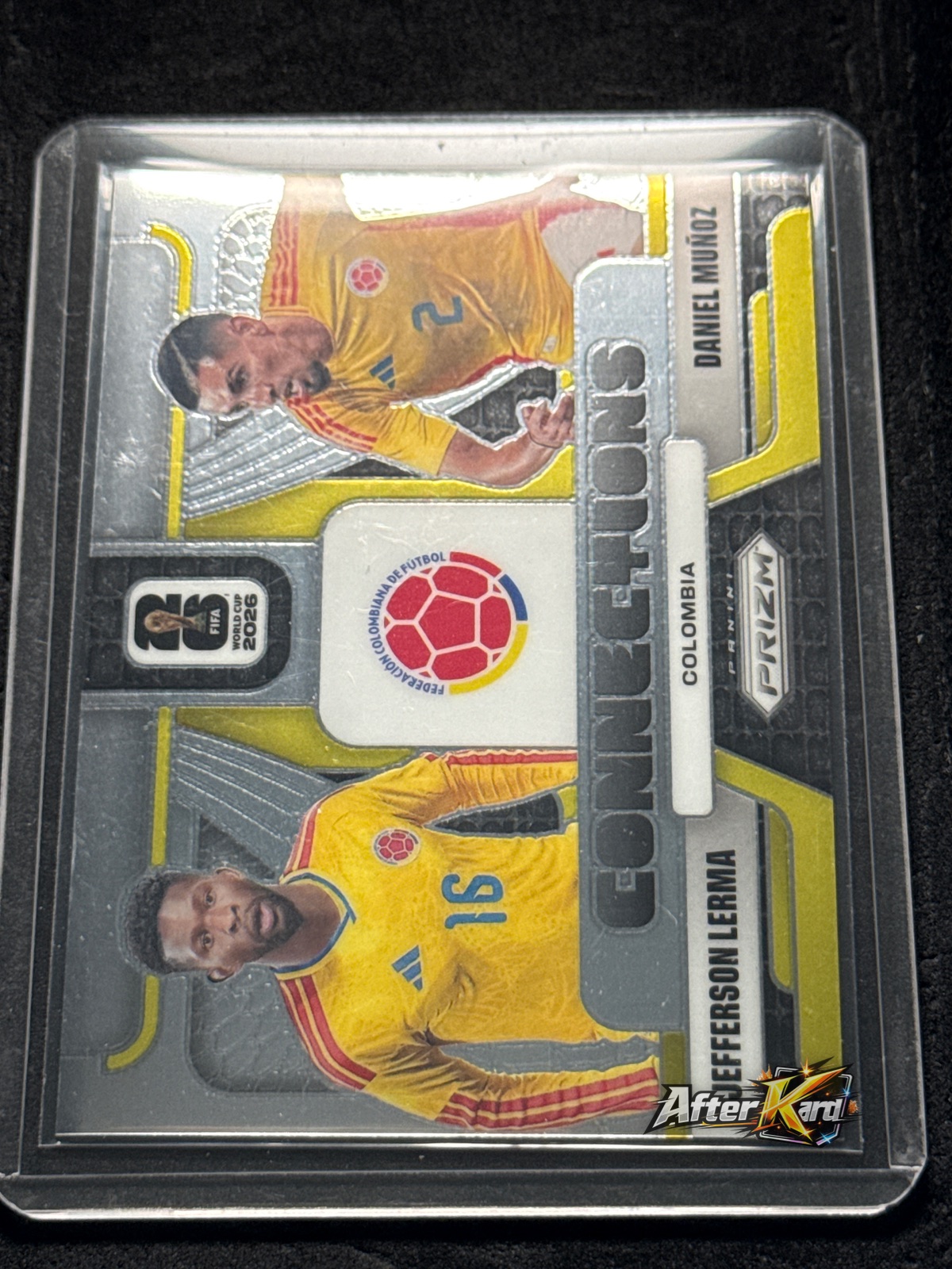 2026 Panini Prizm FIFA World Cup — Jefferson Lerma / Daniel Muñoz Connections