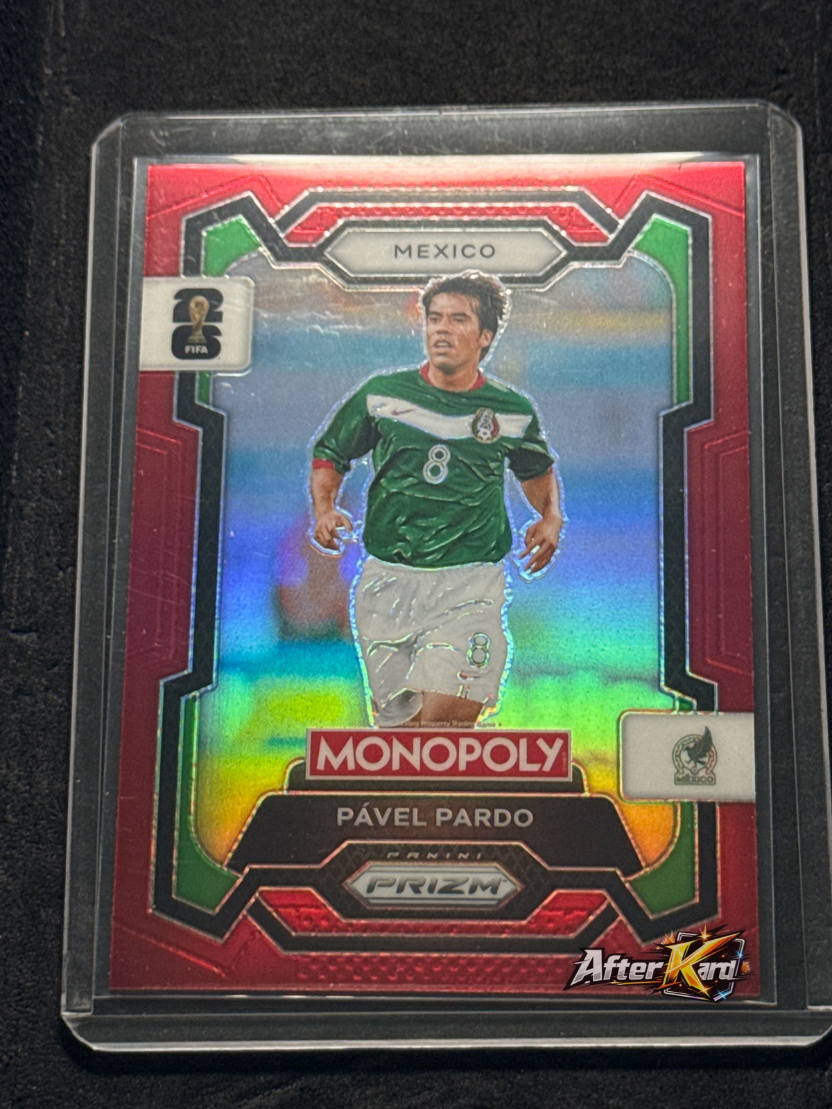 2026 Panini Monopoly Prizm FIFA World Cup 26 — Pável Pardo Red Prizm