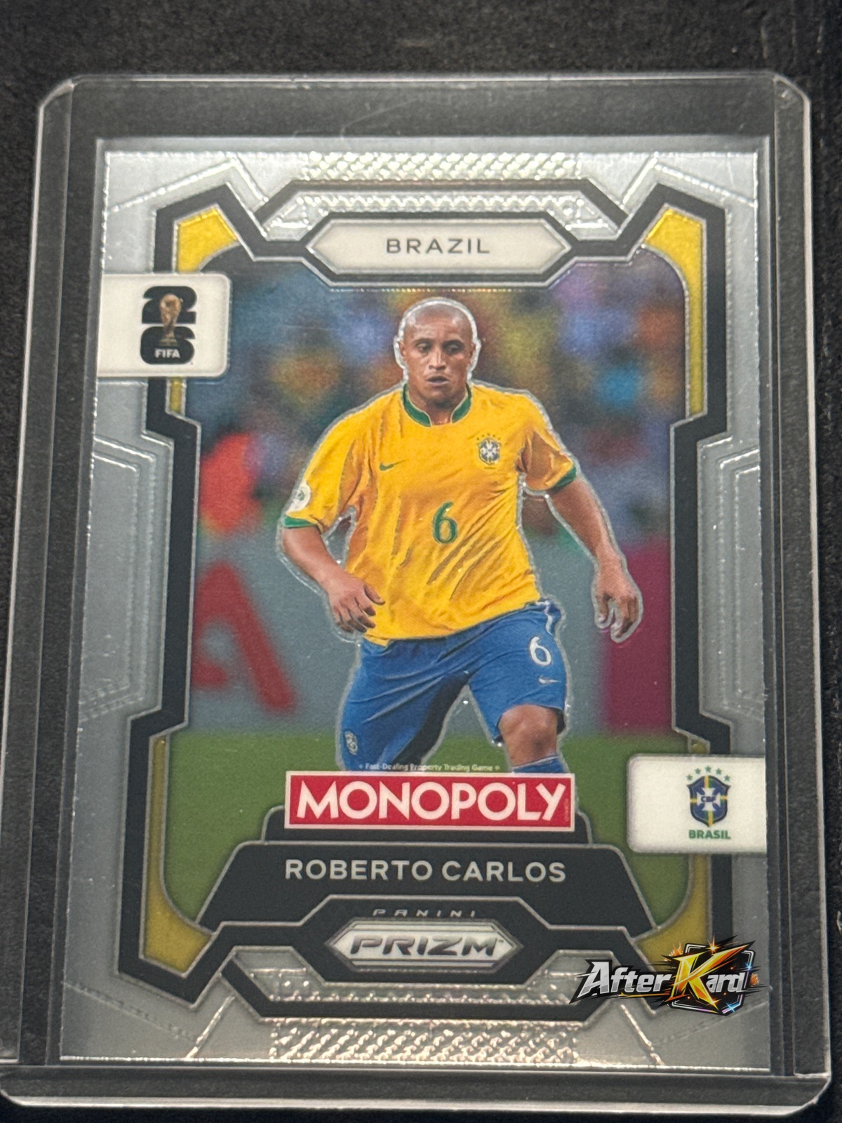 2026 Panini Monopoly Prizm FIFA World Cup 26 — Roberto Carlos