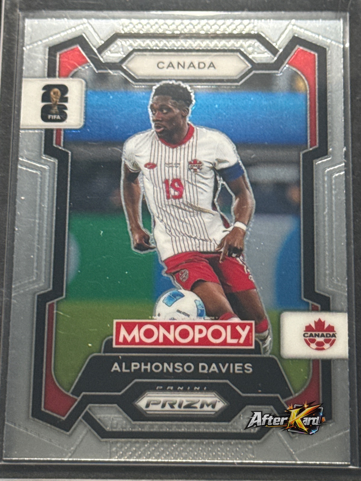2026 Panini Monopoly Prizm FIFA World Cup 26 — Alphonso Davies