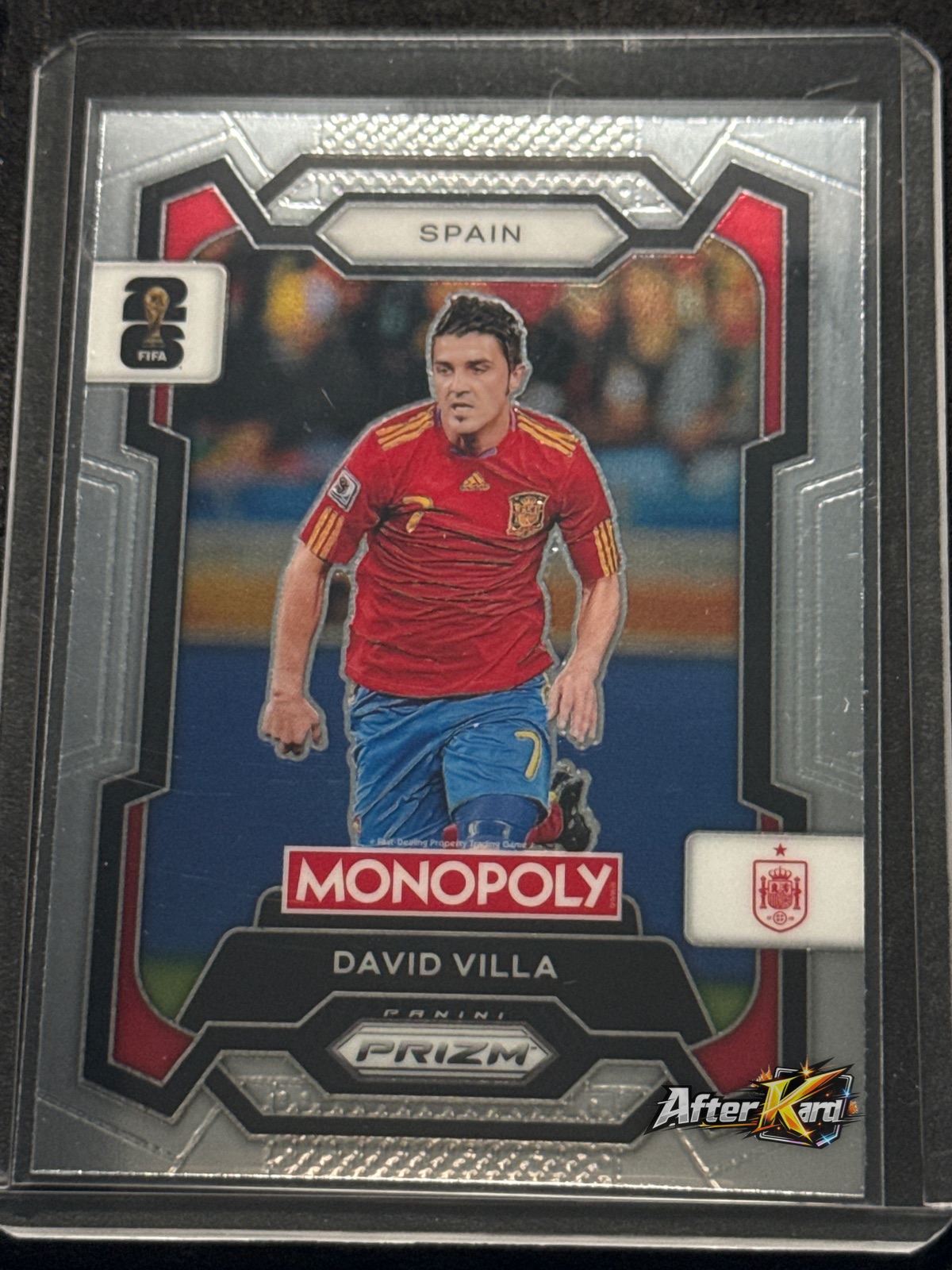 2026 Panini Monopoly Prizm FIFA World Cup 26 — David Villa