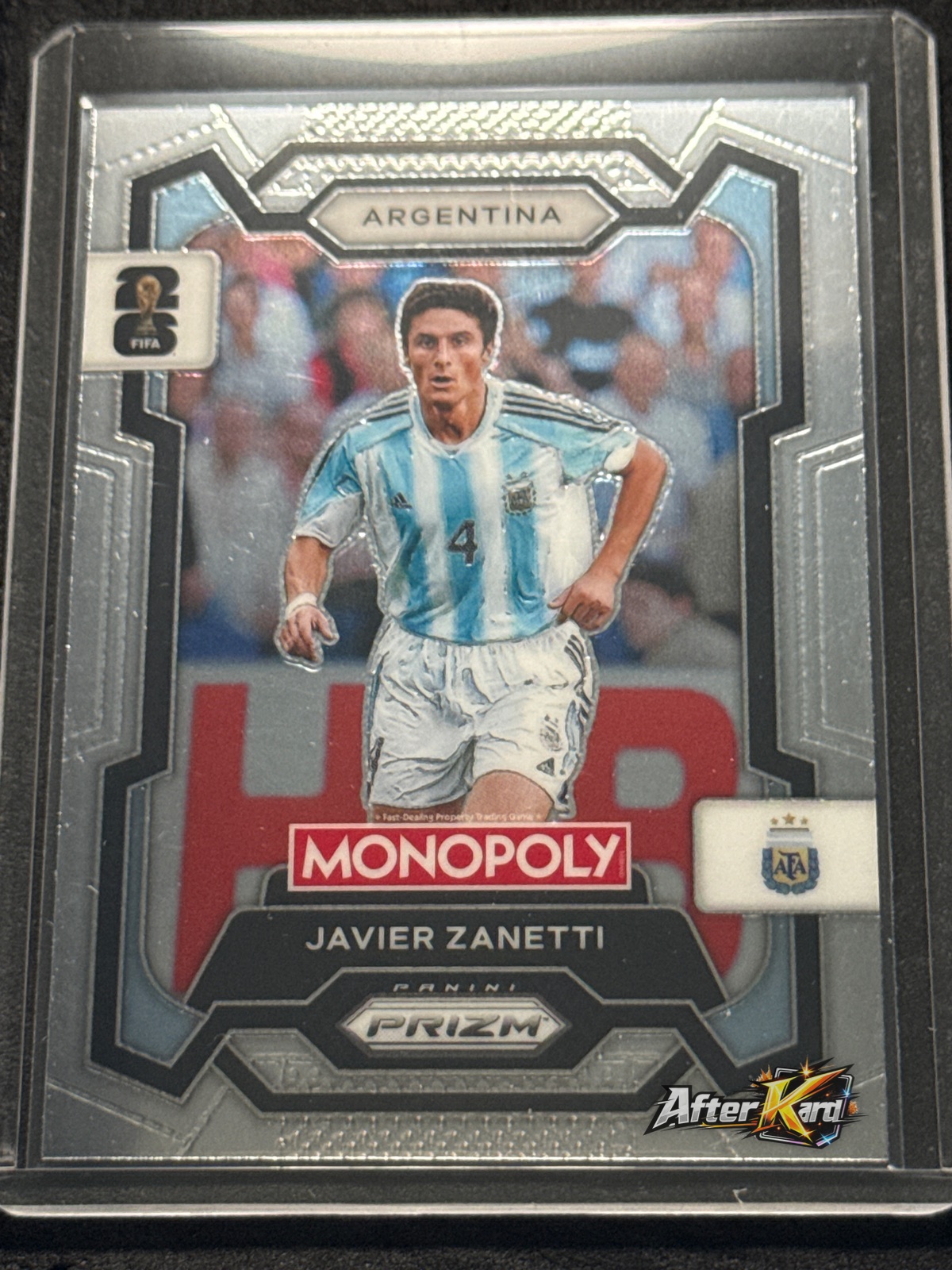 2026 Panini Monopoly Prizm FIFA World Cup 26 — Javier Zanetti