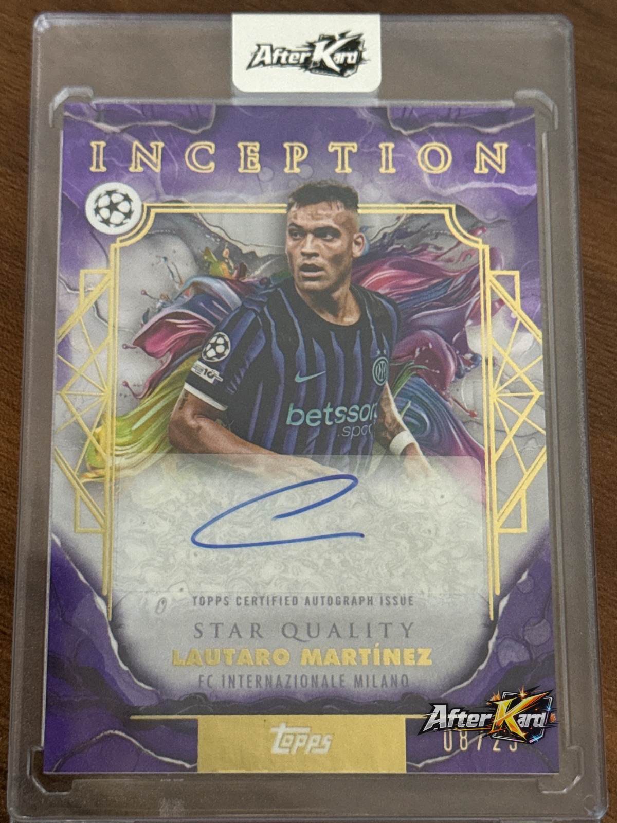 2025/26 Inception — Lautaro Martínez Gold Auto /25