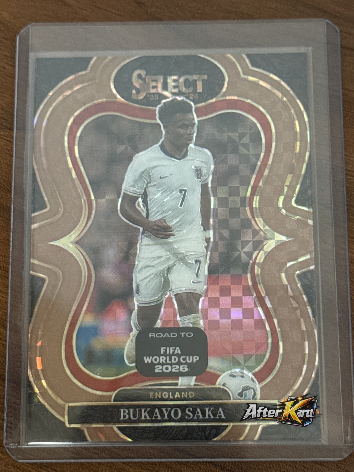 2025-26 Panini Select Road to FIFA World Cup 2026 — Bukayo Saka Mezzanine /130