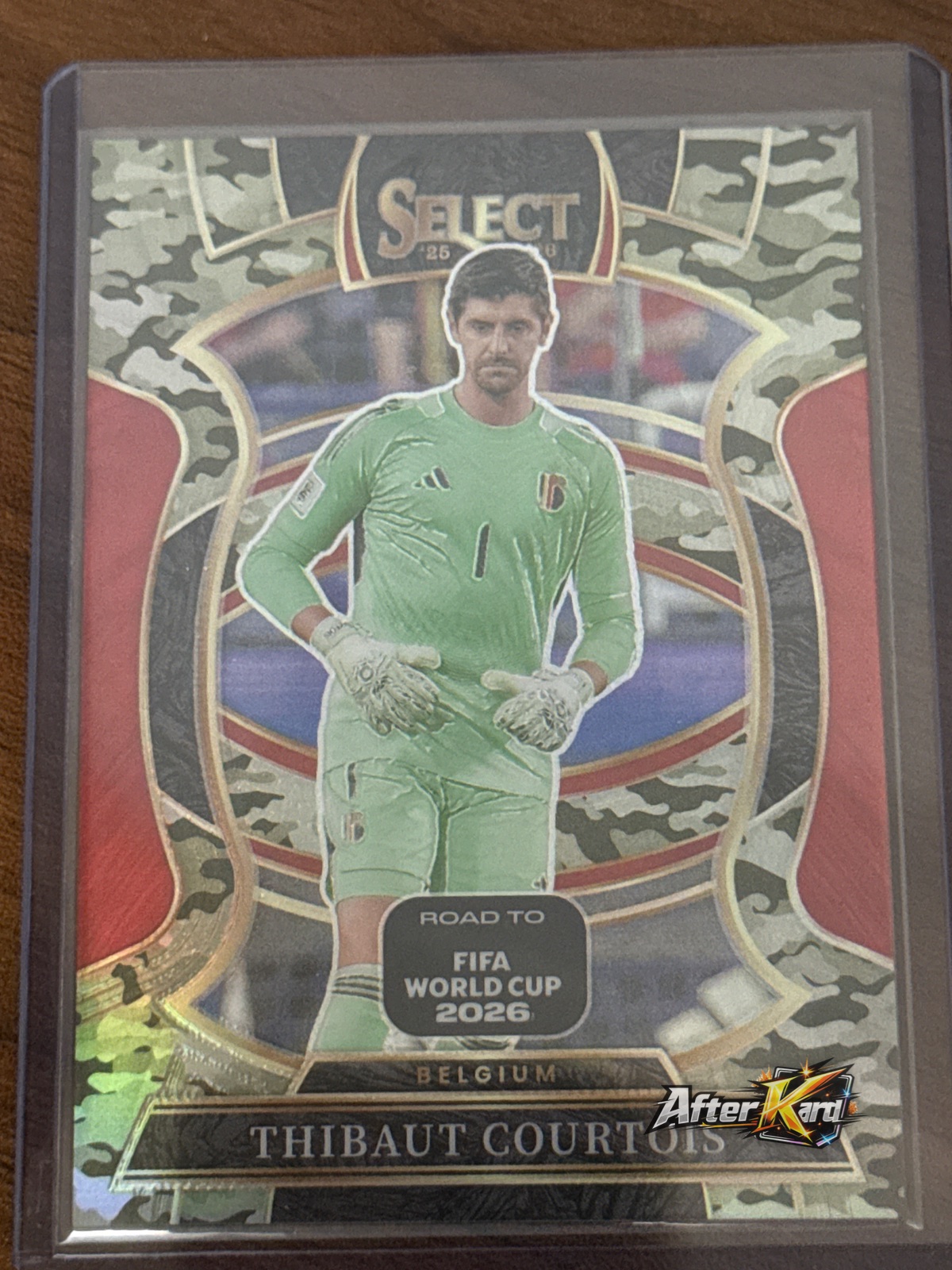 2025-26 Panini Select Road to FIFA World Cup 2026 Soccer — Thibaut Courtois Terrace /199