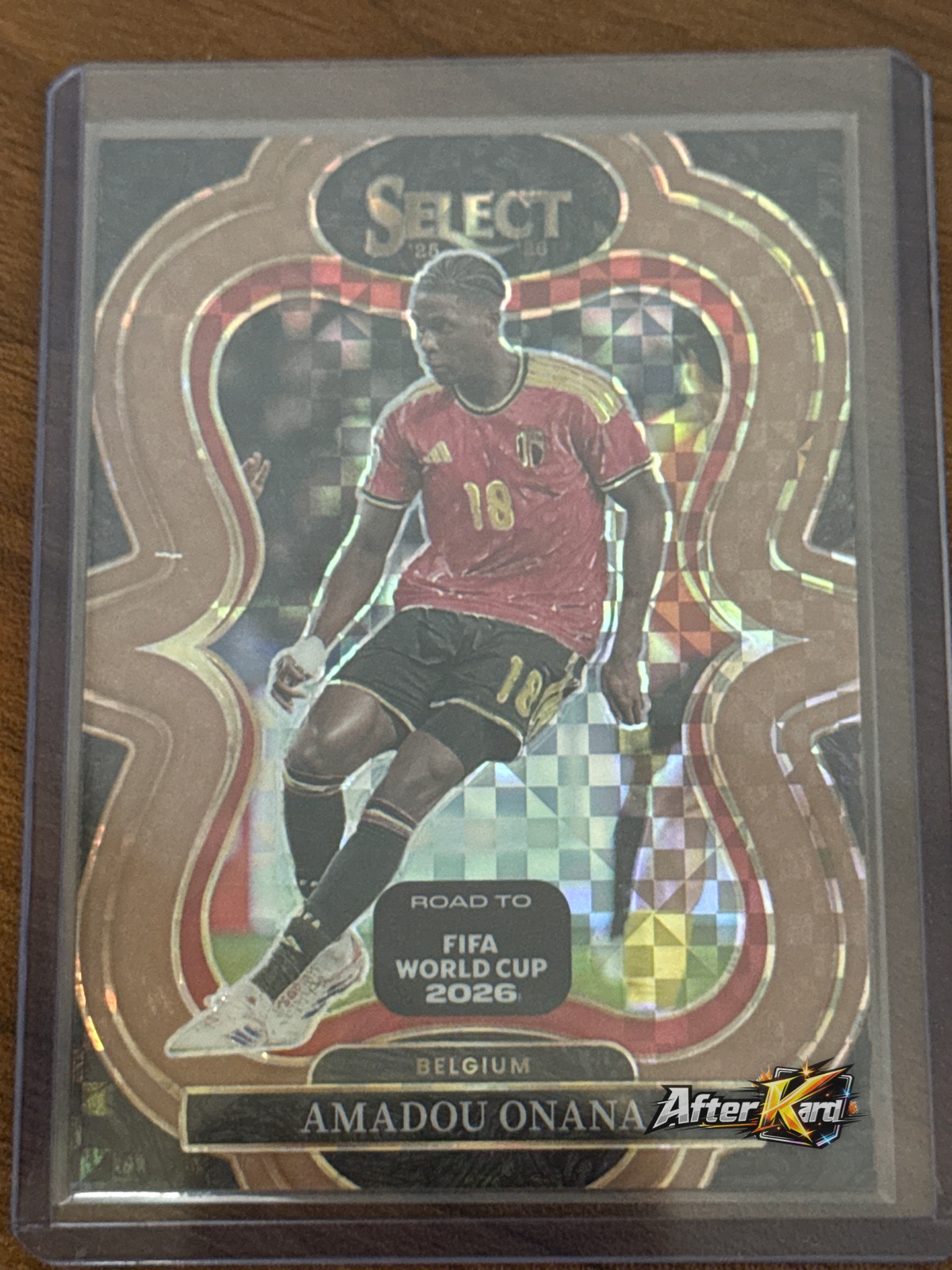 2025-26 Panini Select Road to FIFA World Cup 2026 — Amadou Onana Mezzanine /130