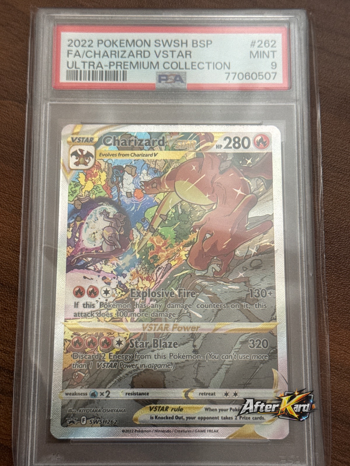 Charizard VSTAR Promo — Ultra-Premium Collection #SWSH262 — PSA 9