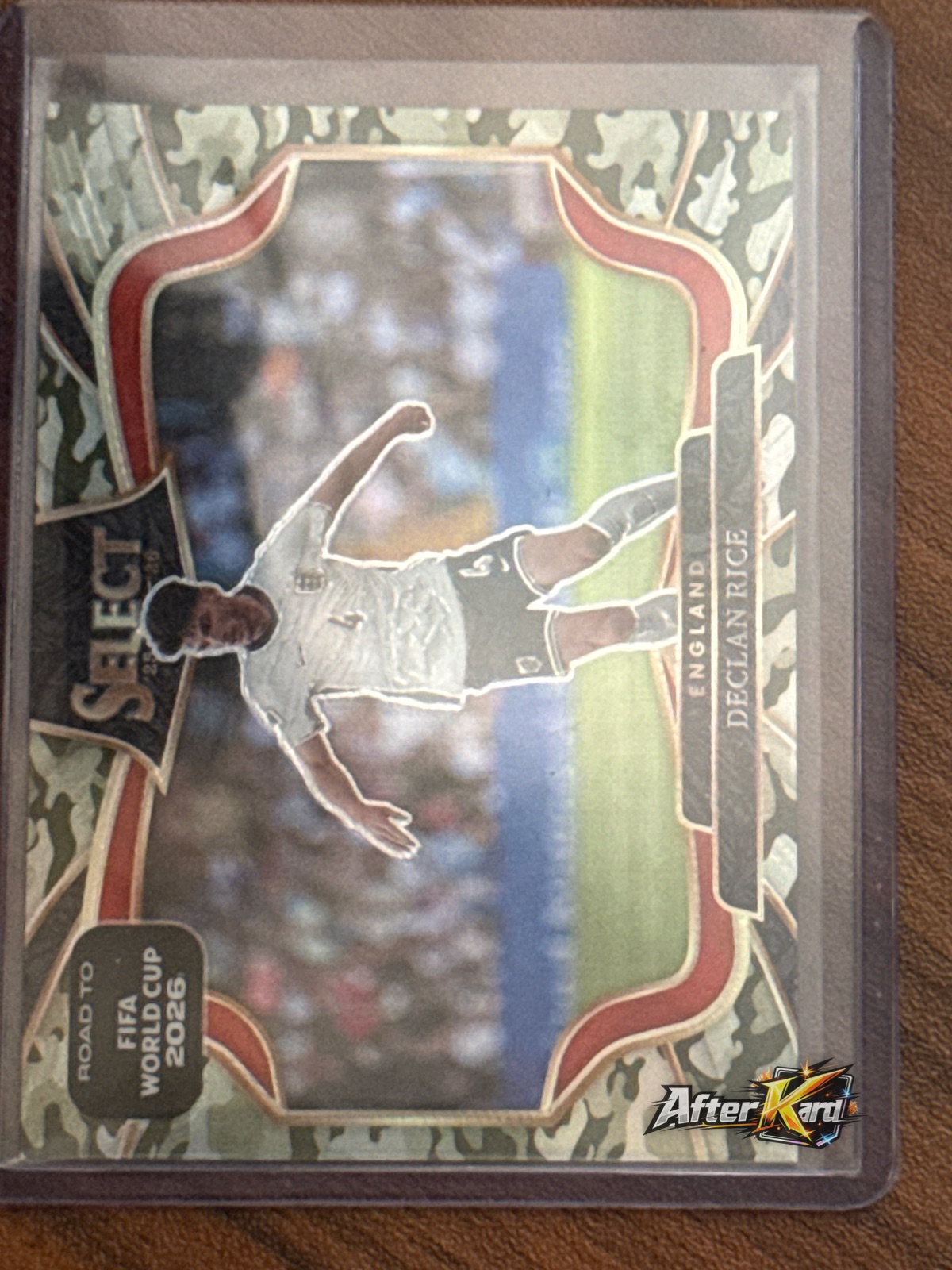 2025-26 Panini Select Select Road to FIFA World Cup 2026 — Declan Rice Camo Prizm /199