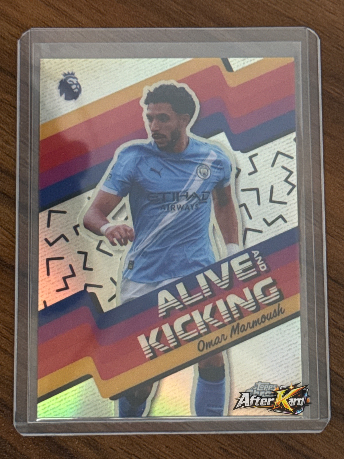 2025-26 Topps Chrome Premier League — Alive and Kicking — Omar Marmoush